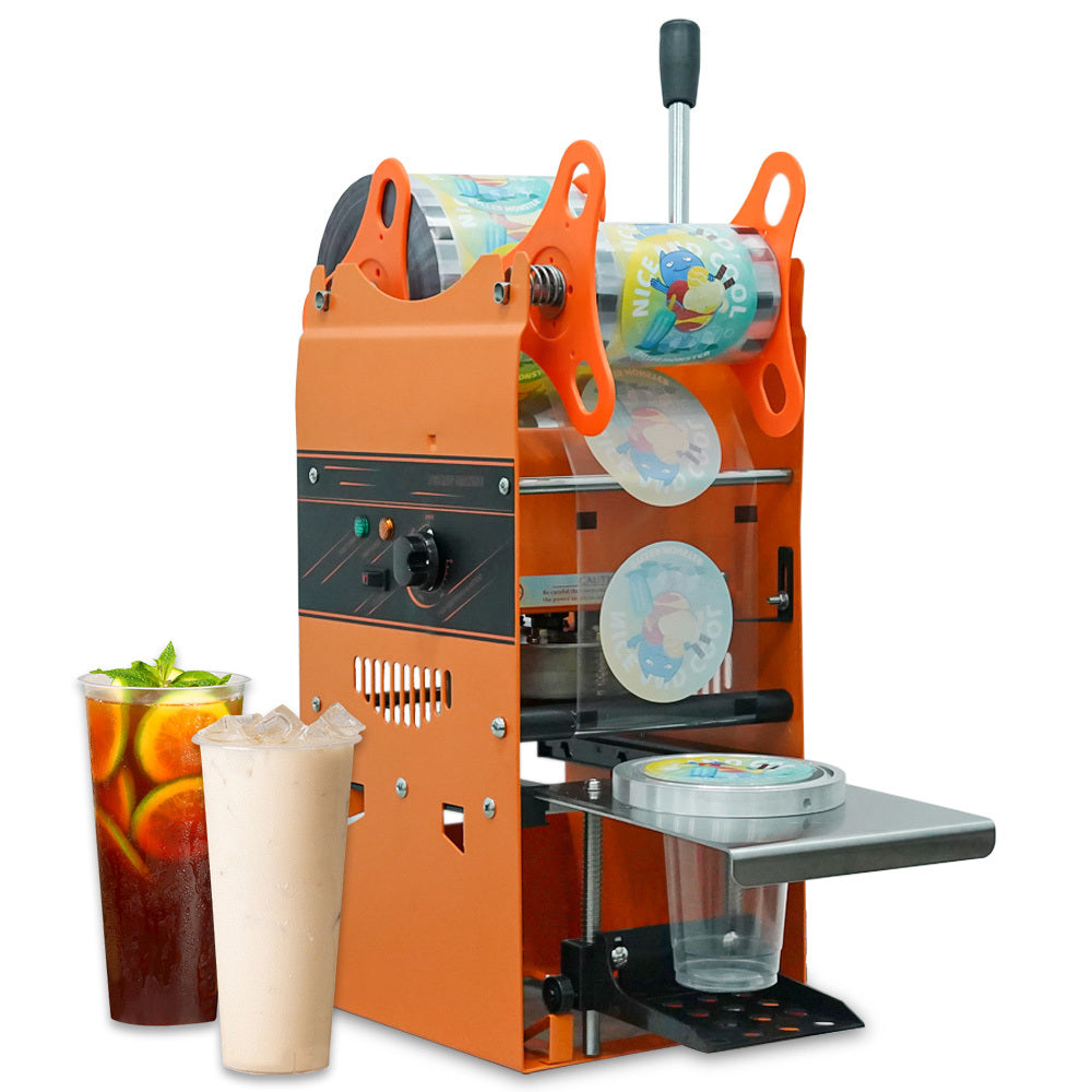 Machine à Sceller Gobelets - Film Thermoscellant, Température Réglable, Bubble Tea & Jus
