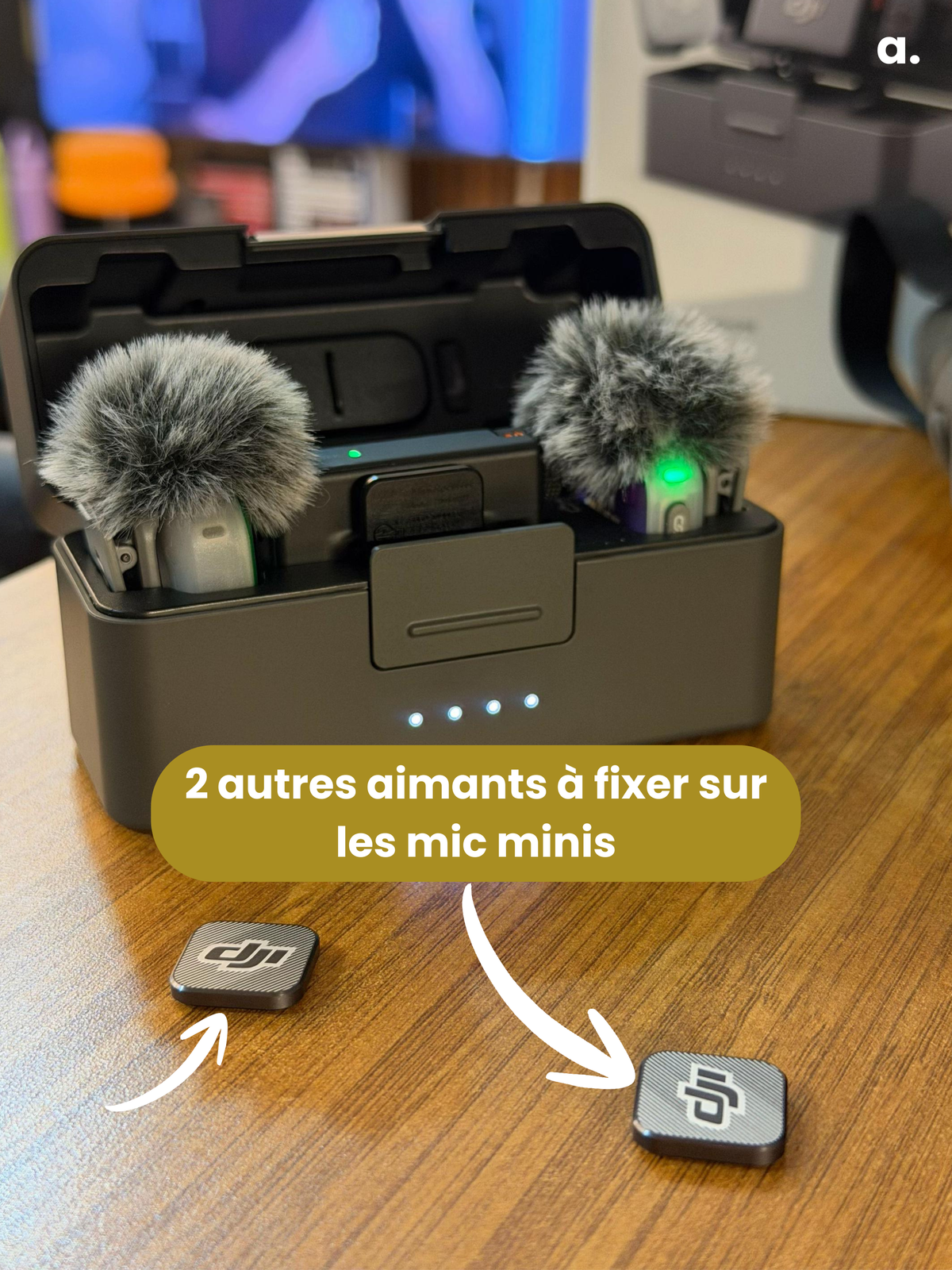 DJI Mic Mini 2 - Micro Sans Fil Professionnel pour Créateurs de Contenu