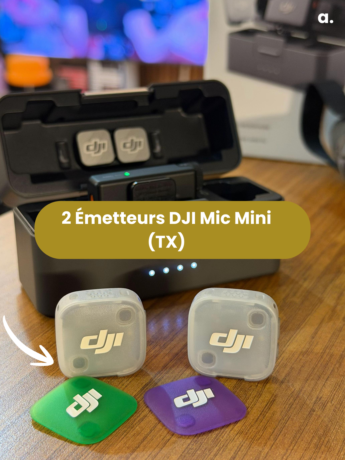 DJI Mic Mini 2 - Micro Sans Fil Professionnel pour Créateurs de Contenu