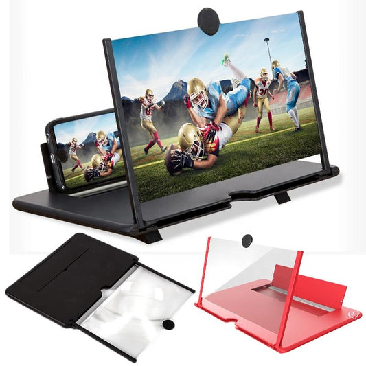 Amplificateur d'Écran 3D pour Smartphone - Grossisseur Portable, Cinéma Maison, Compatible Tous Téléphones