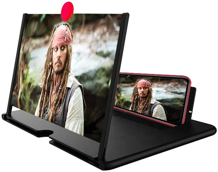 Amplificateur d'Écran 3D pour Smartphone - Grossisseur Portable, Cinéma Maison, Compatible Tous Téléphones