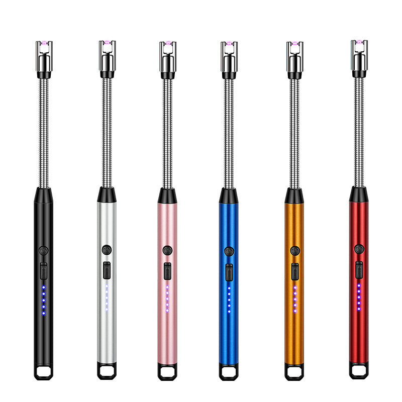 Allume-feu Électrique Rechargeable - Col Flexible, Cuisinière & Bougies, Plusieurs Couleurs