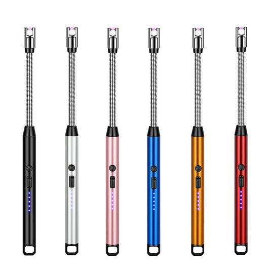 Allume-feu Électrique Rechargeable - Col Flexible, Cuisinière & Bougies, Plusieurs Couleurs