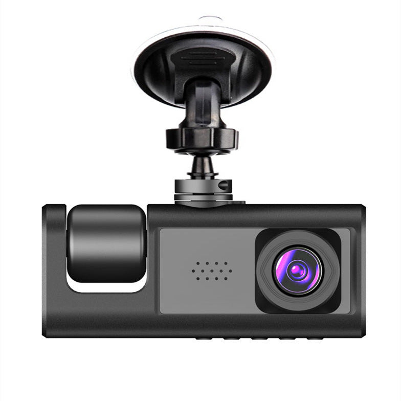 Dashcam Double Caméra HD - Vision Nocturne, Écran Intégré, Enregistrement Continu, Sécurité Voiture