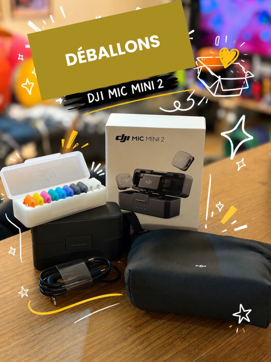 DJI Mic Mini 2 - Micro Sans Fil Professionnel pour Créateurs de Contenu