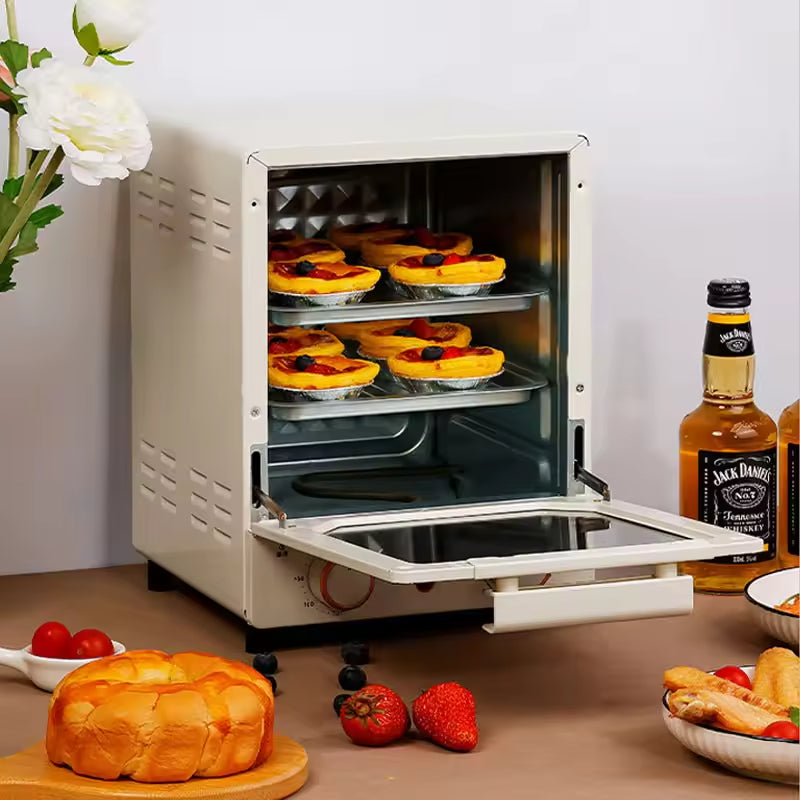 Four Compact Artisanal Électrique - Pâtisserie, Gâteaux & Grillades, Performance Exceptionnelle