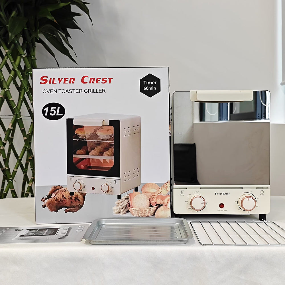 Four Compact Artisanal Électrique - Pâtisserie, Gâteaux & Grillades, Performance Exceptionnelle