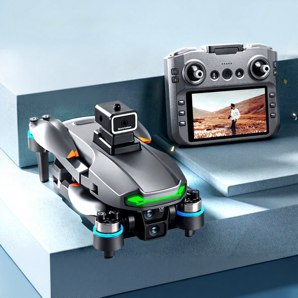 Drone Professionnel Aérienne XF609, XF618, XF620 - Triple Caméra HD, Double Batterie, Écran Intégré, Évitement d'Obstacles, 3 Modèles au Choix