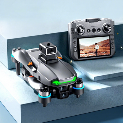 Drone Professionnel Aérienne XF609, XF618, XF620 - Triple Caméra HD, Double Batterie, Écran Intégré, Évitement d'Obstacles, 3 Modèles au Choix