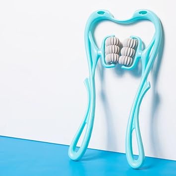 Soulagez les Tensions du Cou, de la Nuque et la colonne vertébrale en Quelques Minutes avec Votre Masseur Cervical Manuel à 6 roues