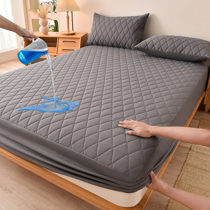 Protège-Matelas Imperméable Matelassé, Doux & Respirant, Plusieurs Couleurs, 02 & 03 Places Disponible