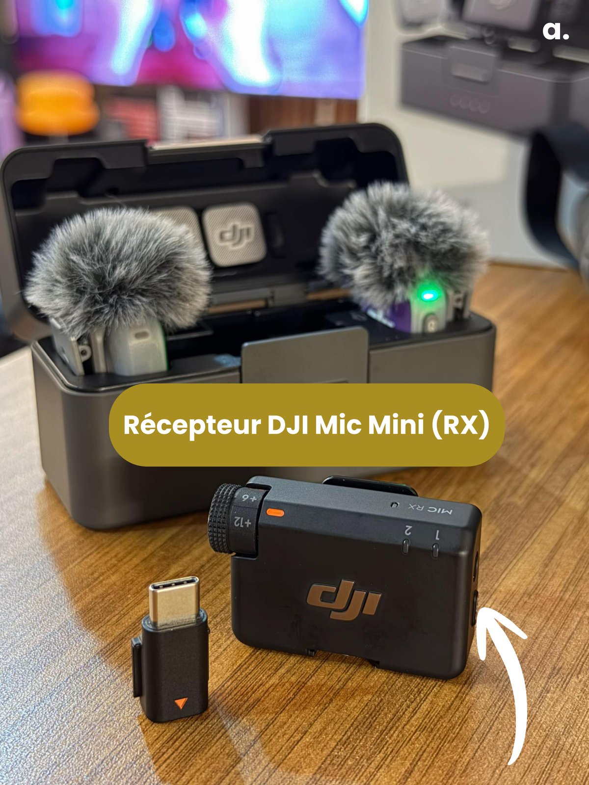 DJI Mic Mini 2 - Micro Sans Fil Professionnel pour Créateurs de Contenu