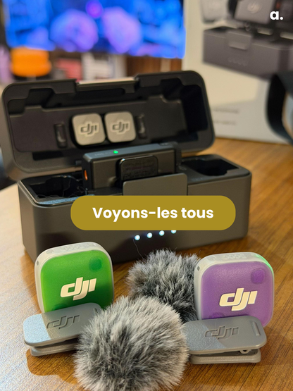 DJI Mic Mini 2 - Micro Sans Fil Professionnel pour Créateurs de Contenu