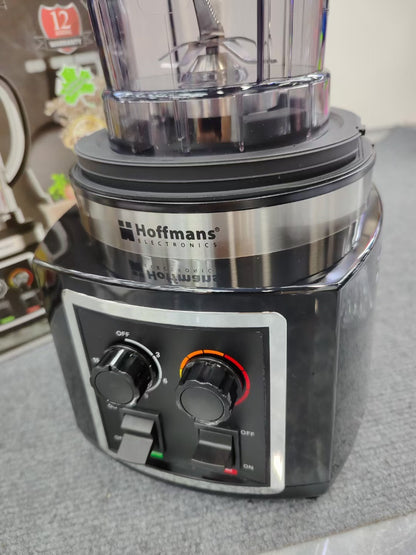 Blender Commercial Hoffmans 4800W - Moteur Cuivre Pur, 2L, LCD Touch, Insonorisé, Smoothie & Jus Professionnel