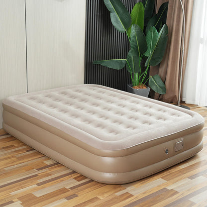 Matelas Gonflable Très Résistant 3 Places - Pompe Intégrée Automatique, Hauteur Améliorée, Famille & Camping