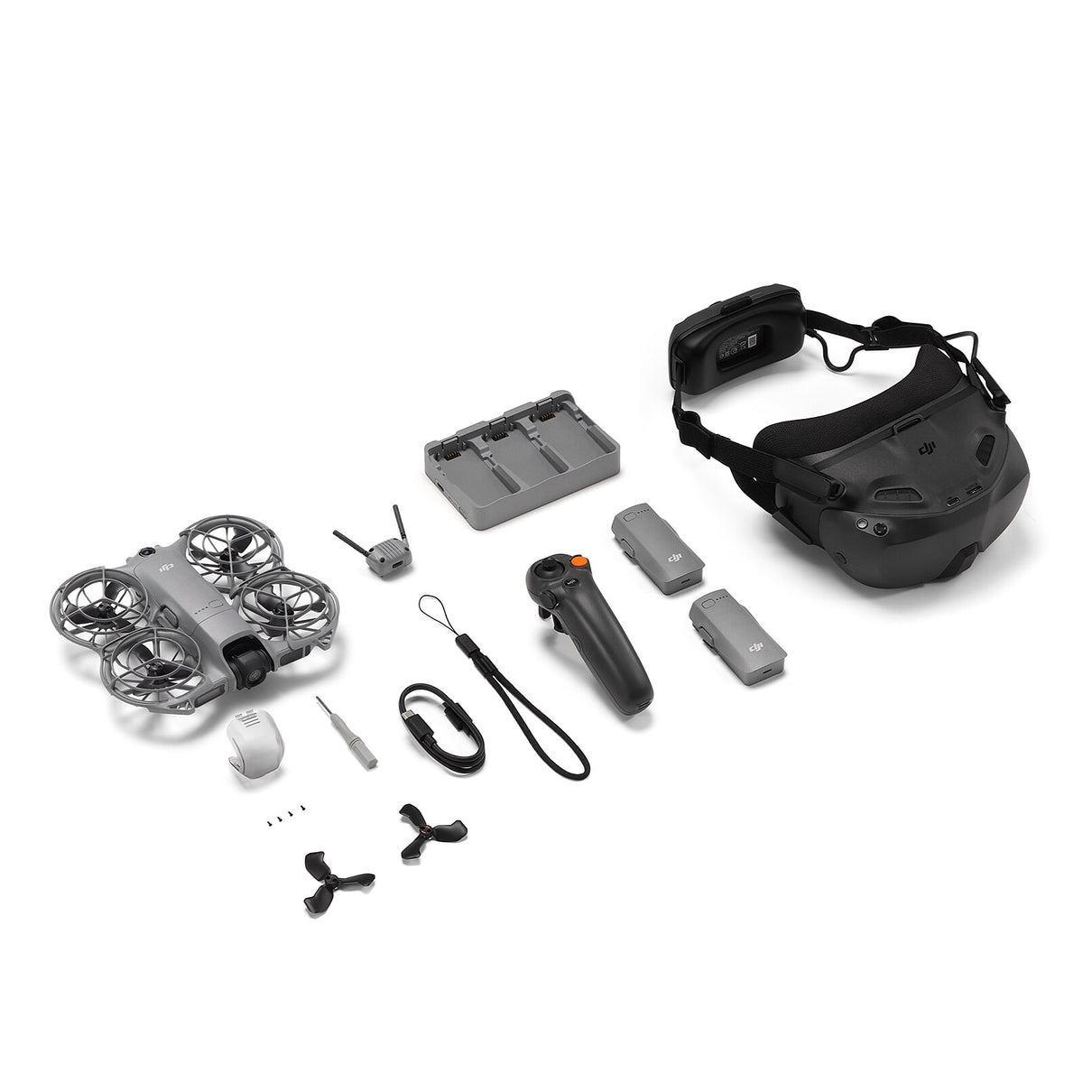 DJI Neo 2 Motion Fly More Combo - Drone FPV 4K avec Goggles N3 et DJI RC Motion 3, Ultra Professionnel