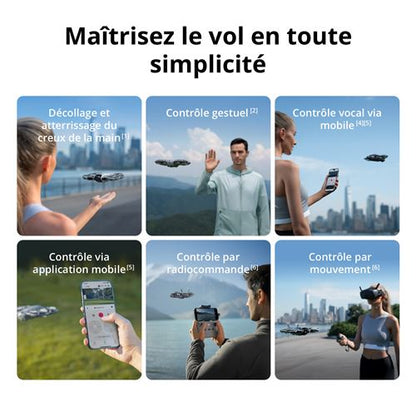 DJI Neo 2 Motion Fly More Combo - Drone FPV 4K avec Goggles N3 et DJI RC Motion 3, Ultra Professionnel